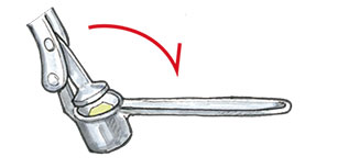ニンニクの食べ方 イラスト