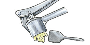 ニンニクの食べ方 イラスト